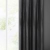 Zasłona gotowa Aggie czarna 140 X 270 CM – miękka i elegancka