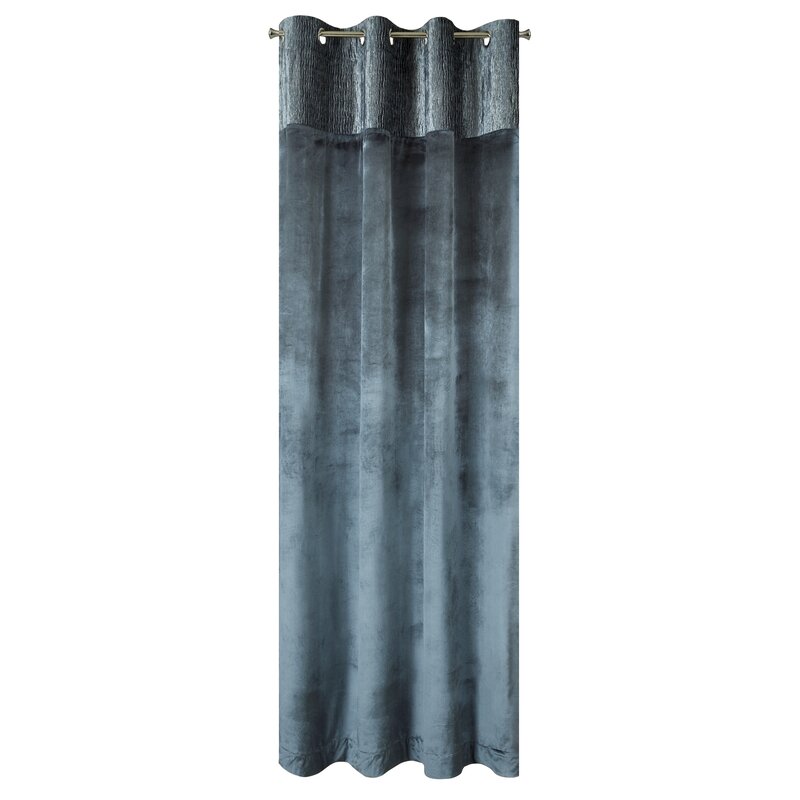 ZASŁONA GOTOWA EVELYNE 140 X 250 CM STALOWY ZAS/EVELYNE/STA 140X250 PRZE