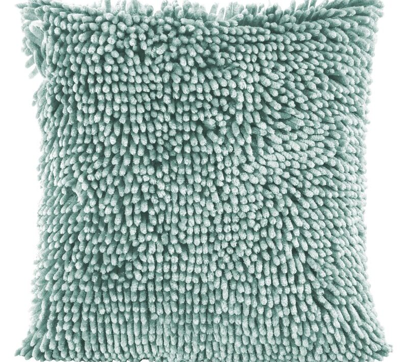 Poszewka Shaggy miętowa 40 x 40 cm – doda przytulności