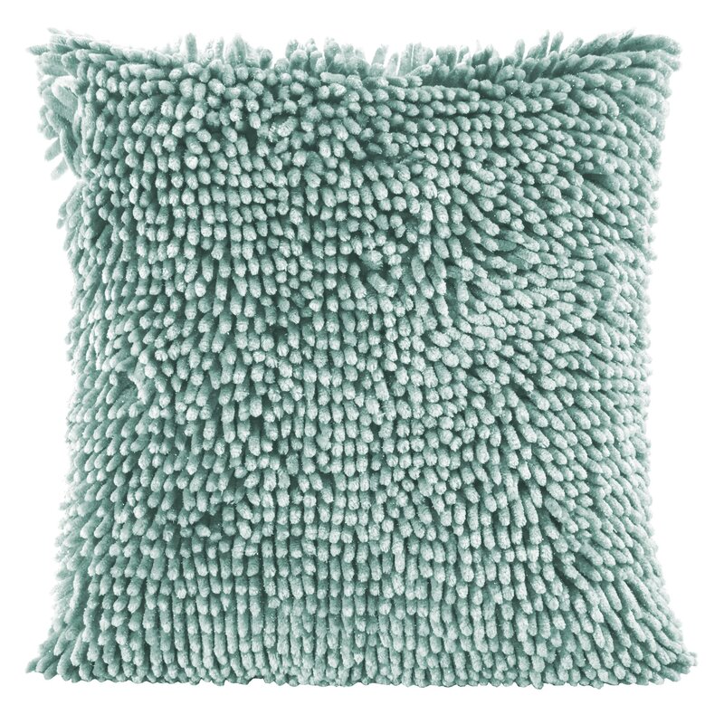 Poszewka Shaggy miętowa 40 x 40 cm – doda przytulności