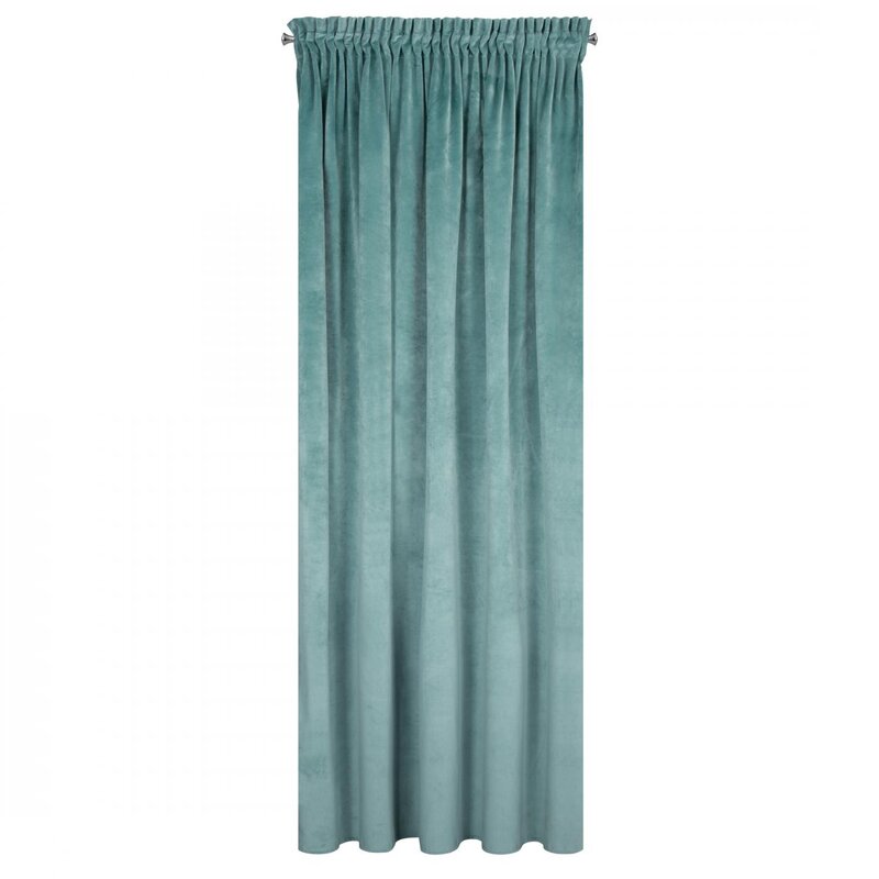 Zasłona gotowa morska 140 x 270 cm – zaciemnia pomieszczenie