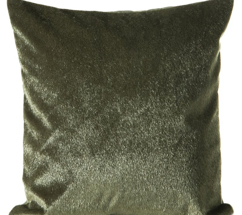 Poszewka Pelo oliwkowa 45 x 45 cm – doda przytulności