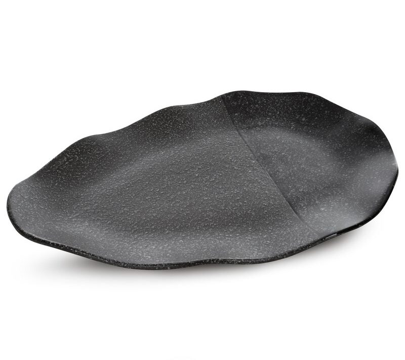 Naczynie dekoracyjne Mandi stalowe 41 x 26 x 4 cm – idealne na dekoracje