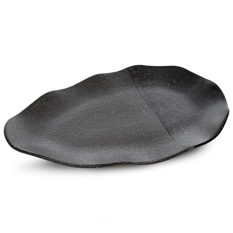 Naczynie dekoracyjne Mandi stalowe 41 x 26 x 4 cm – idealne na dekoracje