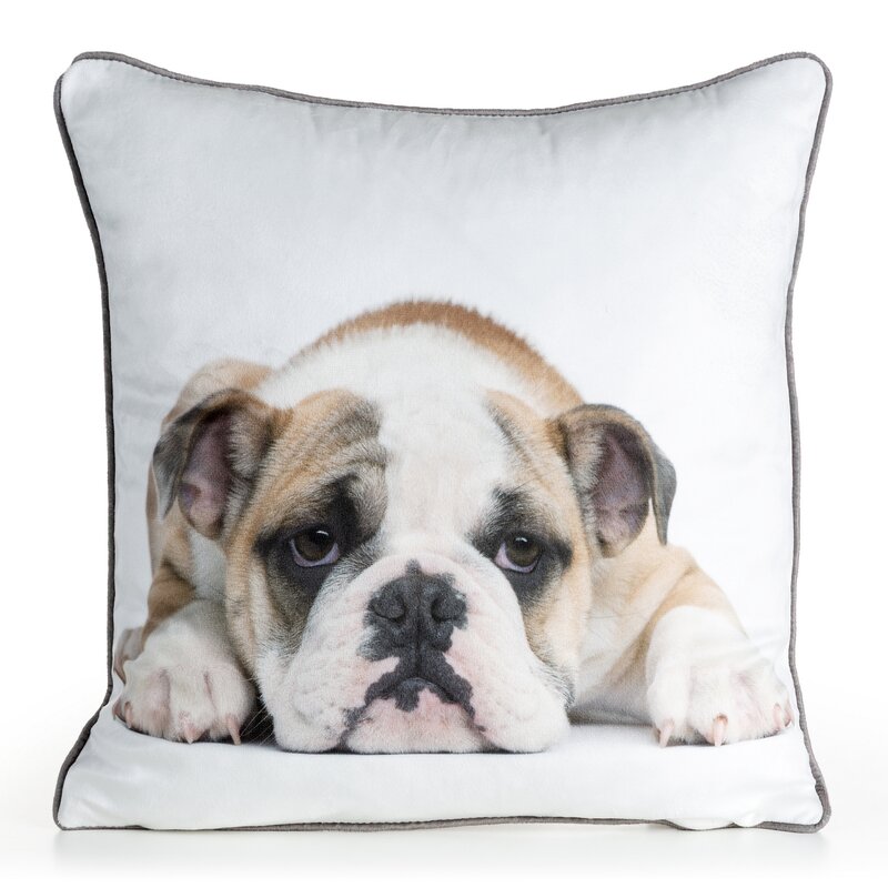 Poszewka Animal 81 biała 45 x 45 cm – wprowadza ciepło