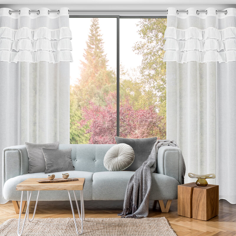 FIRANA GOTOWA SAMI 140 X 250 CM BIAŁY