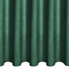 Zasłona gotowa z falbanami ciemnozielona 140 x 250 cm – zaciemnia i zdobi