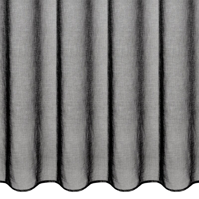 Zasłona gotowa Aura czarna 140 x 250 cm – dodaje lekkości