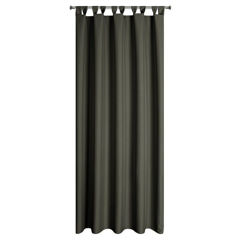 Zasłona gotowa Garden na szelkach grafitowa 155 X 220 cm – chroni przed słońcem