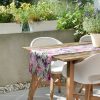Obrus tarasowy Garden biały 140 x 220 cm – idealny na lato