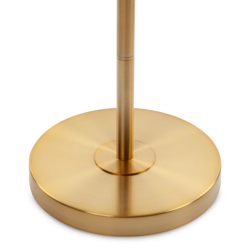 Lampa podłogowa Leona ciemnobrązowa O 36 x 165 cm – stworzy nastrój