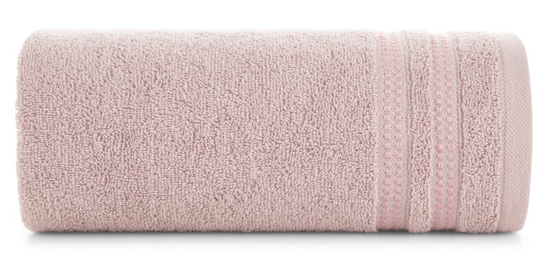 Ręcznik Ally pudrowy róż 50 x 90 cm – miękki i chłonny