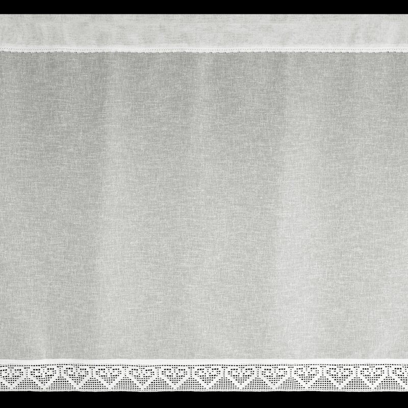 Firana gotowa Gabi kremowa 150 x 90 cm – rozprasza światło