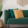 Poszewka Flano ciemnozielona 45 x 45 cm – doda uroku wnętrzu