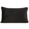 Poszewka velvet czarna 30 x 50 cm – doda przytulności