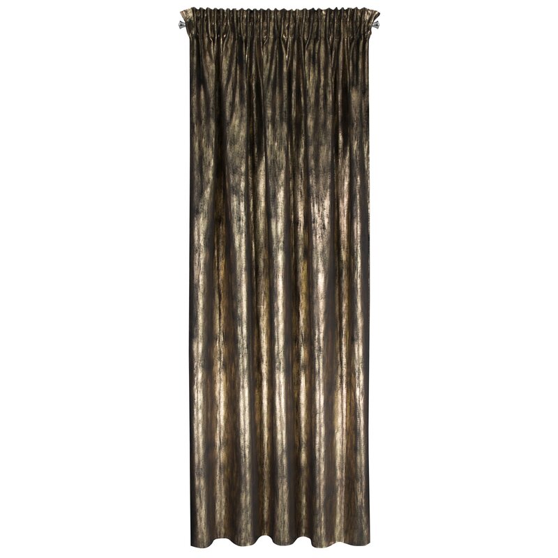 Zasłona gotowa Emila czarna 140 x 270 cm – zaciemniająca i stylowa