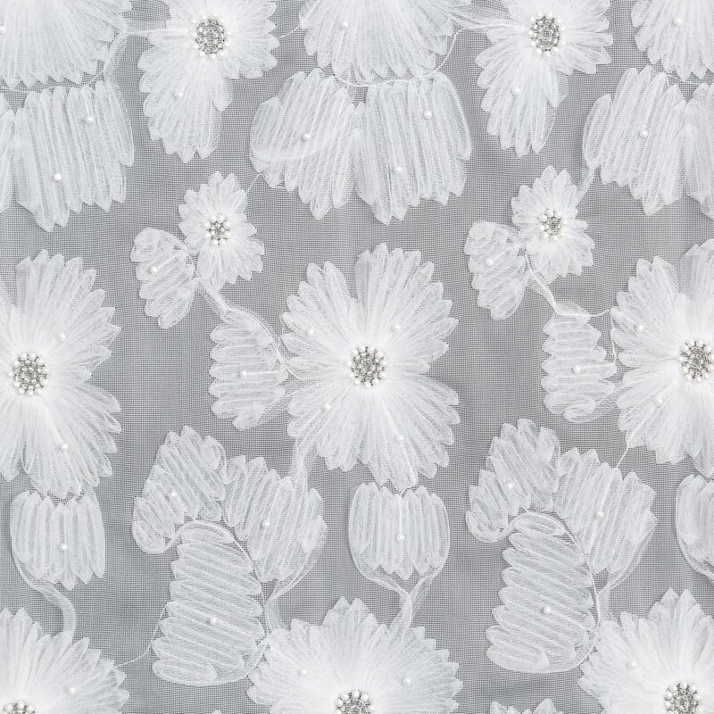 Zasłona gotowa Jasmin biała 140 X 250 CM – rozjaśnia wnętrze