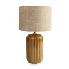 LAMPA DEKORACYJNA TORI (02) O 23 X 39 CM JASNOBRĄZOWY