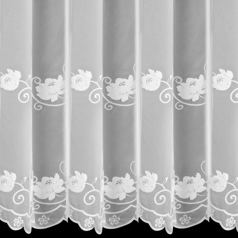 Firana gotowa Leti biała 350 x 250 cm – rozjaśnia wnętrze