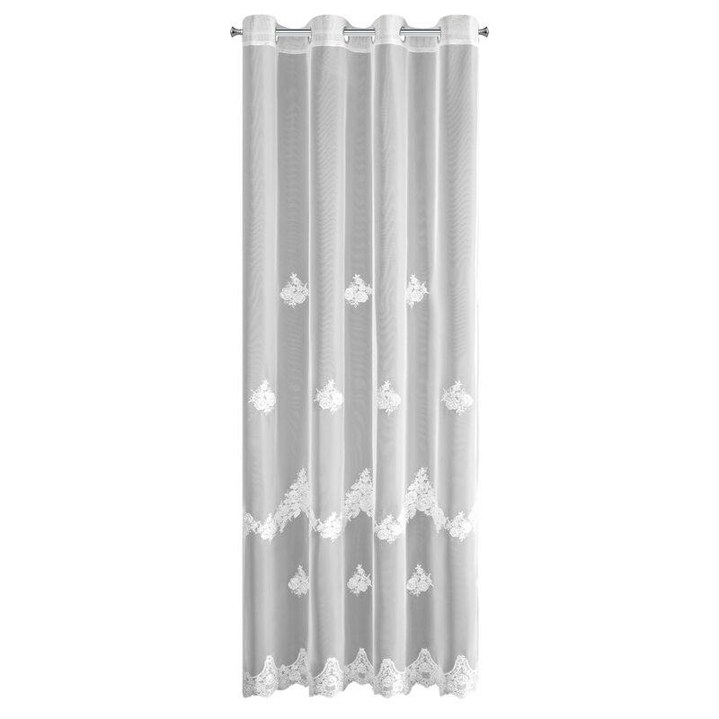 Firana gotowa Isari biała 140 x 250 cm – rozprasza światło