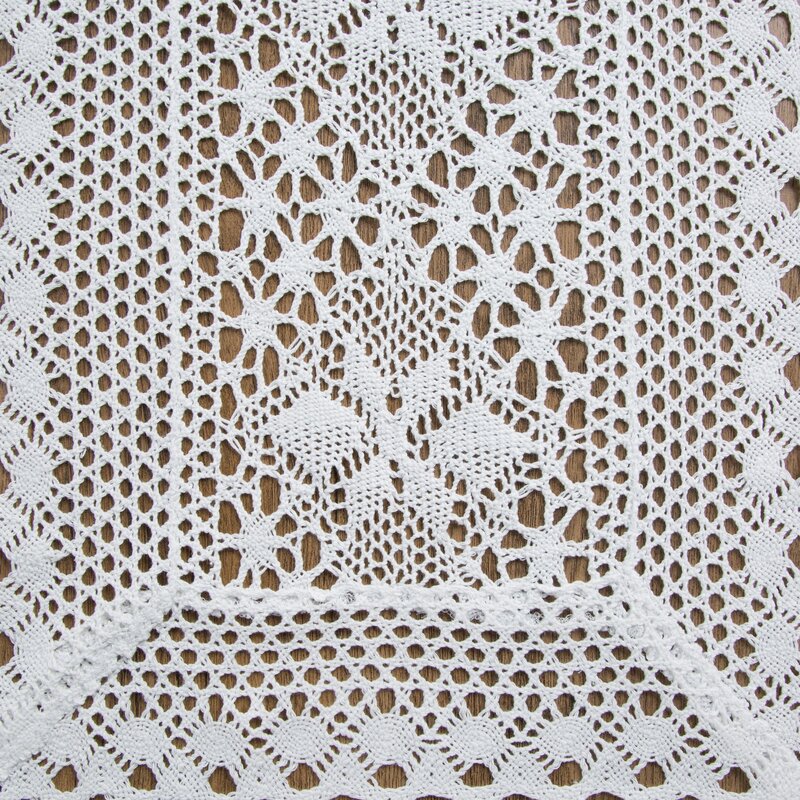 Bieżnik ażurowy biały 32 x 140 cm – rozjaśnia wnętrze