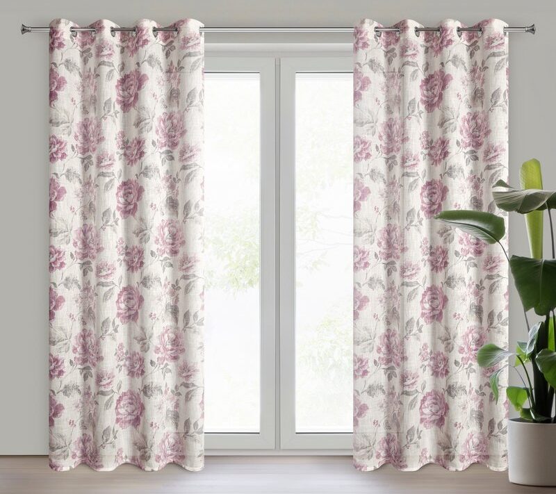 Zasłona gotowa Davena naturalna 140 x 250 cm – zaciemniająca i stylowa