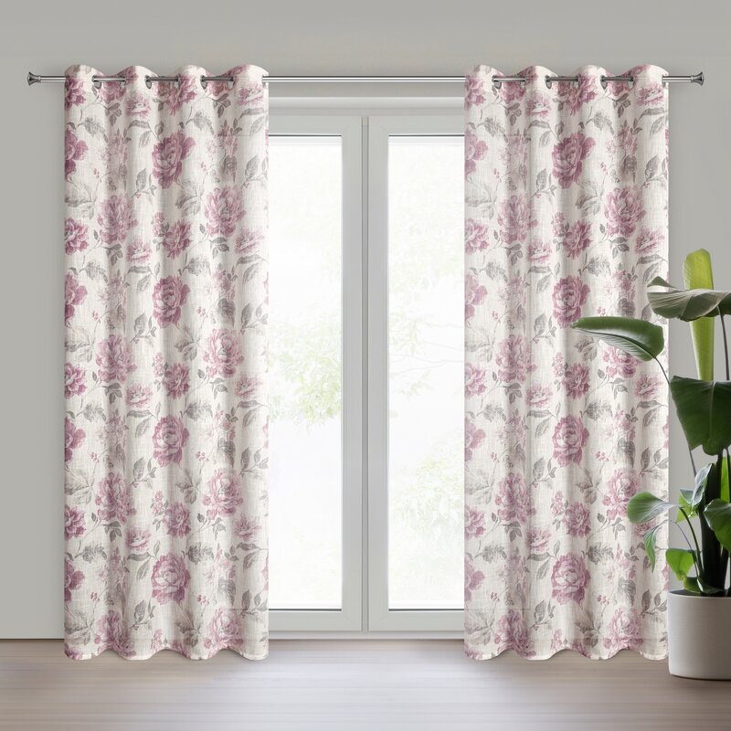 Zasłona gotowa Davena naturalna 140 x 250 cm – zaciemniająca i stylowa