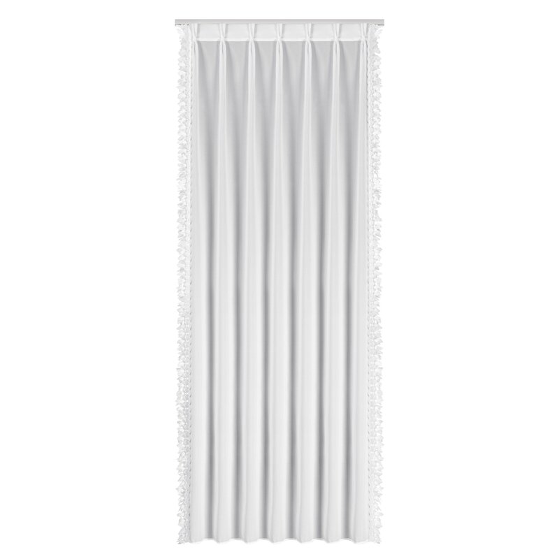 Firana gotowa Loreta biała 80 x 270 cm – rozprasza światło