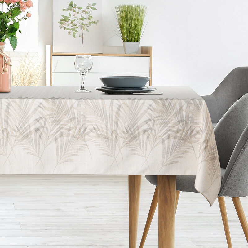 Obrus Ines 11 beżowy 145 x 350 cm – dodaje elegancji