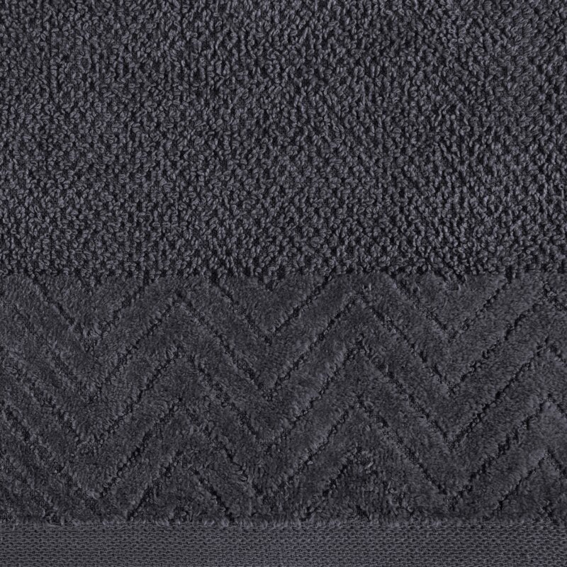 Ręcznik welurowy Loren grafitowy 30 x 50 cm – miękki i chłonny
