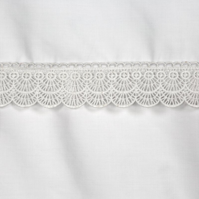 Komplet pościeli satynowej Retro 6 biały 160 X 200 cm – gładka satyna bawełniana