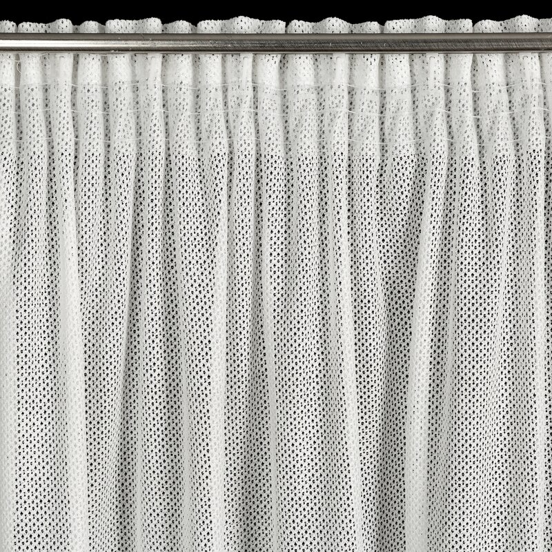 Zasłona gotowa Aleksa biała 140 x 270 cm – rozjaśnia wnętrze