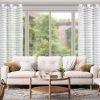 Firana gotowa DANA 1 biała 140 X 250 cm – z falistym wzorem