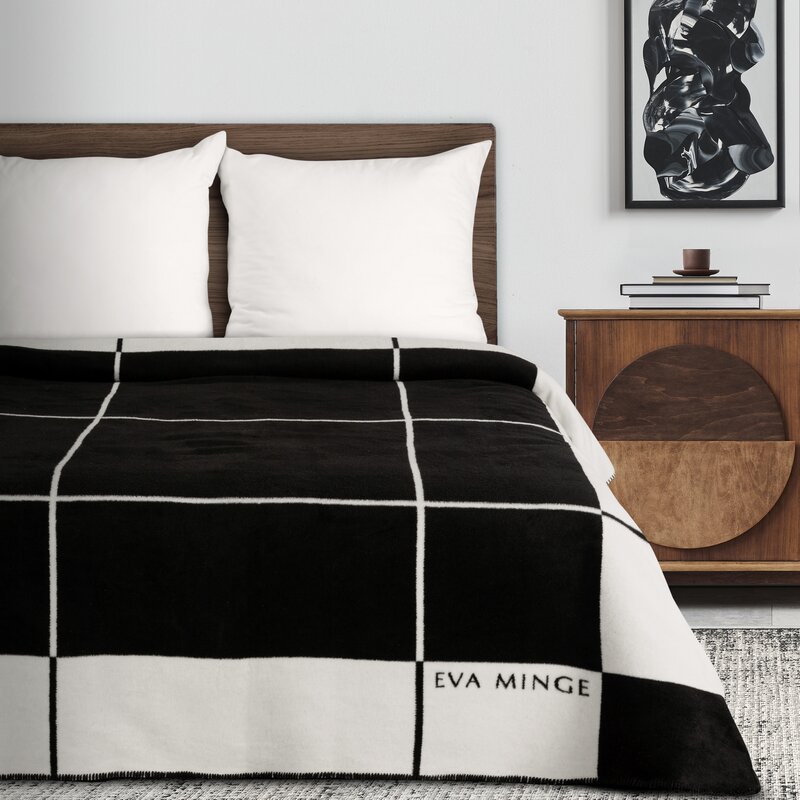 Koc Eva Minge Elegant1 biały 220 x 240 cm – miękki i ciepły