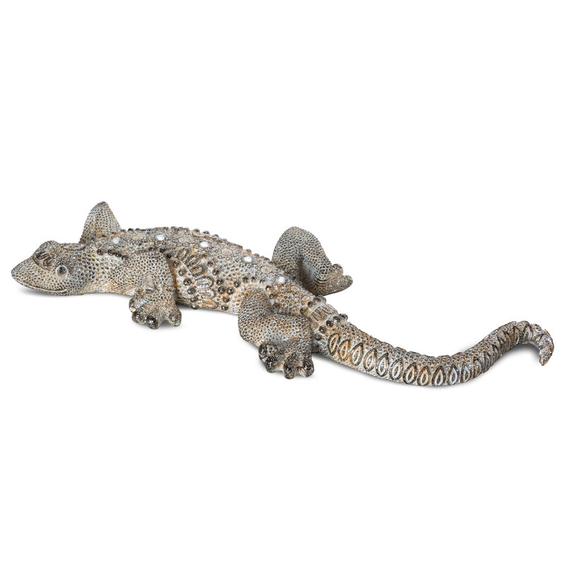 Figurka ceramiczna Gatos stalowa 26 x 9 x 3 cm – doda charakteru wnętrzu