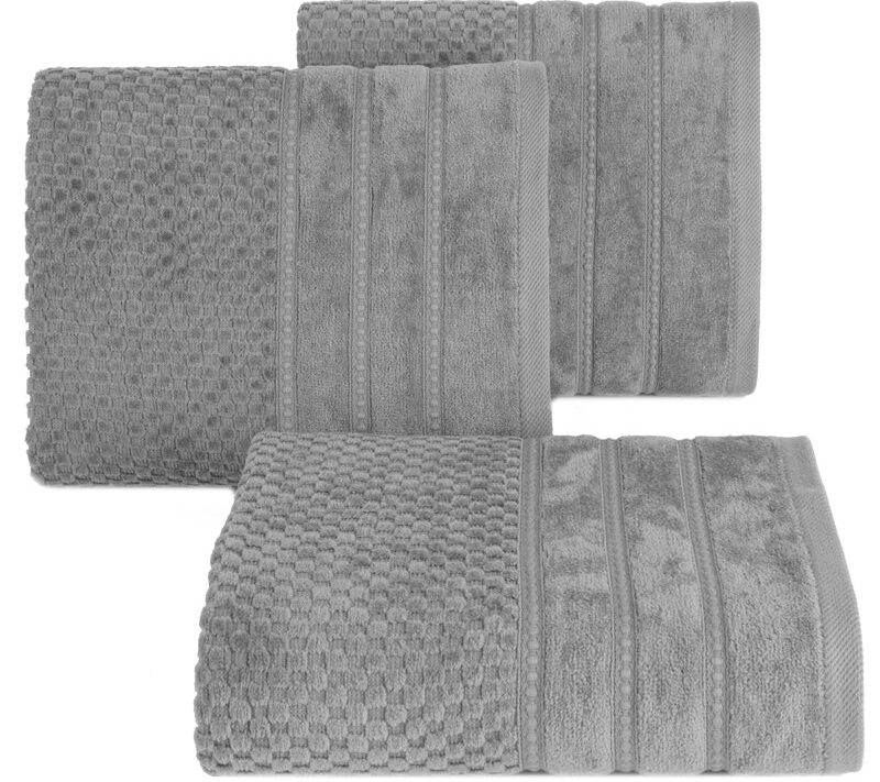 Ręcznik Adore srebrny 50 x 90 cm – puszysty i chłonny
