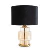 Lampa stołowa IAN (02) czarna O 38 x 57 cm – ciepłe, nastrojowe światło