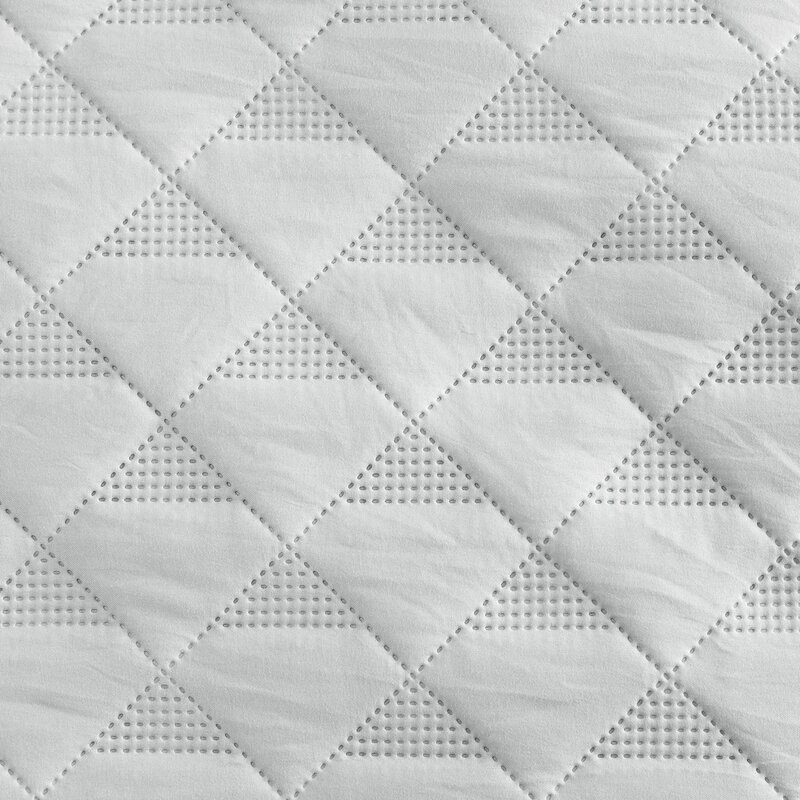 Narzuta Vanesa srebrna 200 x 220 cm – doda blasku sypialni