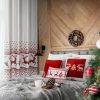 ZASŁONA ŚWIATECZNA NOEL01 140 X 250 CM BIAŁY