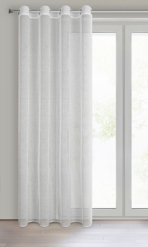 Firana gotowa Atena biała 140 X 260 cm – lekko rozprasza światło
