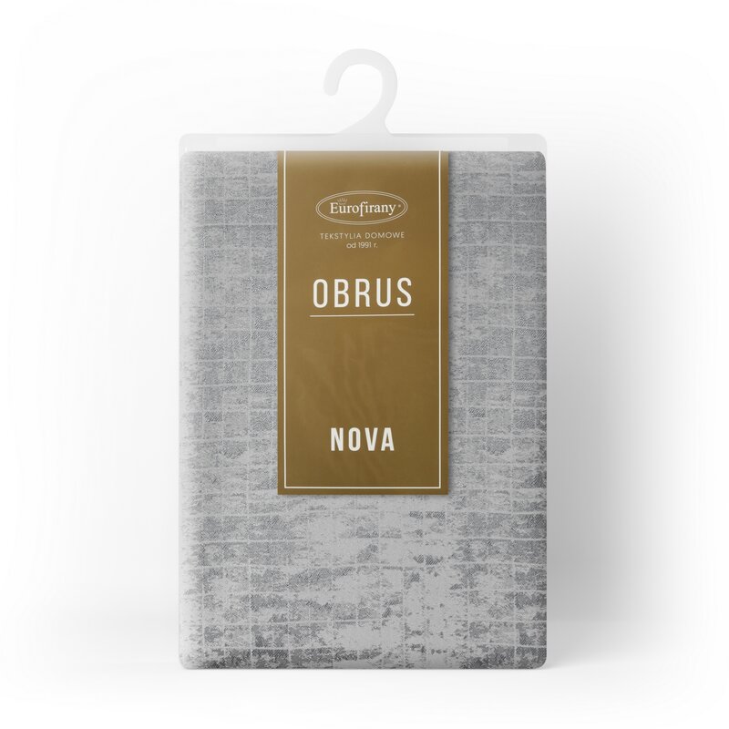 Obrus srebrny Alina 140 x 180 cm – doda blasku stołowi