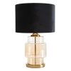 Lampa stołowa IAN (02) czarna O 38 x 57 cm – ciepłe, nastrojowe światło
