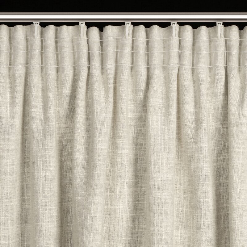 Zasłona gotowa Rosi ciemnobeżowa 140 x 270 cm – zaciemniająca wnętrze