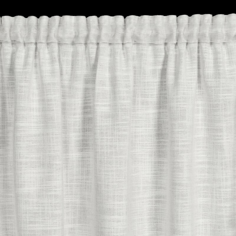 Zasłona gotowa kremowa 140 x 270 cm – rozjaśnia wnętrze
