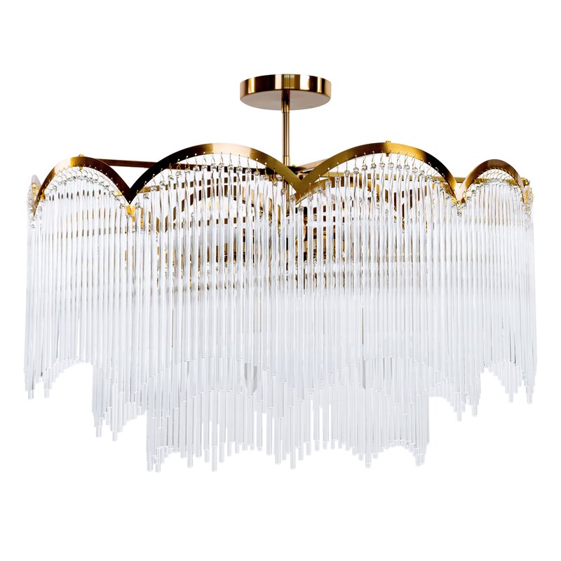 Lampa sufitowa Salma (02) biała O 80 x 60 cm – rozświetli wnętrze