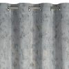 Zasłona gotowa Kornelia srebrna 140 x 250 cm – zaciemniająca welwetowa