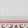 ZASŁONA ŚWIATECZNA NOEL01 140 X 250 CM BIAŁY