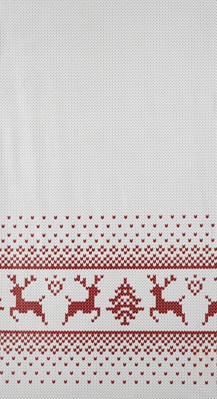 ZASŁONA ŚWIATECZNA NOEL01 140 X 250 CM BIAŁY