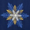 ZASŁONA ŚWIATECZNA CAROL02 140 X 250 CM GRANATOWY