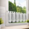 Firana gotowa Katrin biała 150 x 40 cm – rozjaśnia wnętrze